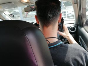 Driving while distracted on phone